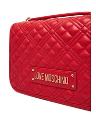 LOVE MOSCHINO QUILTED Umh&auml;ngetasche mit Doppelfunktion ROT - Damentaschen - 4