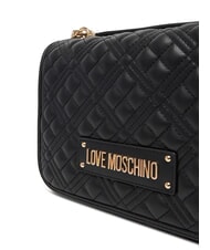 LOVE MOSCHINO QUILTED Umh&auml;ngetasche mit Doppelfunktion Schwarz - Damentaschen - 4