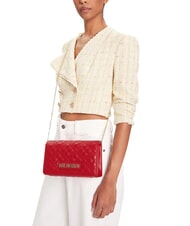 LOVE MOSCHINO SMART DAILY Clutch mit Metall-Schultergurt ROT - Damentaschen - 5