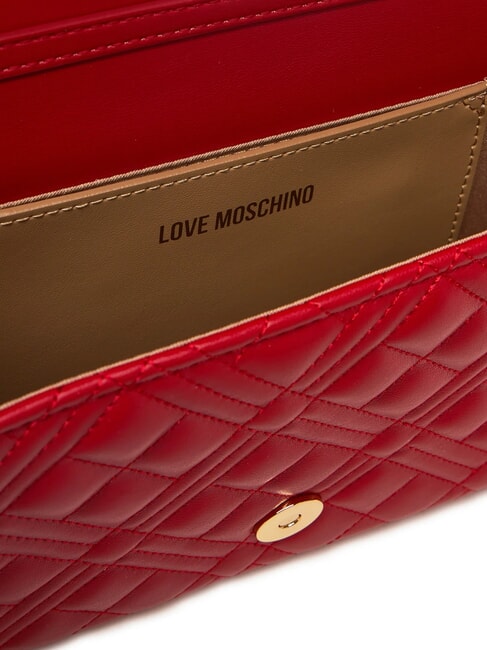 SMART DAILY Clutch mit Metall-Schultergurt ROT - Damentaschen