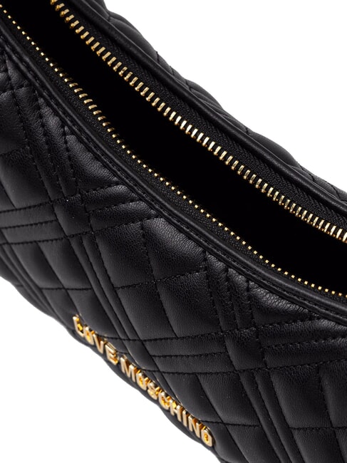 QUILTED Umh&auml;ngetasche Schwarz - Damentaschen