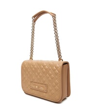 LOVE MOSCHINO QUILTED Umh&auml;ngetasche mit Doppelfunktion Beige - Damentaschen - 2