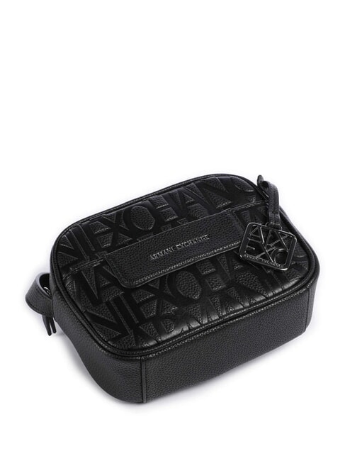 LIZ PEBBLE Kameratasche mit gepr&auml;gtem Logo Schwarz - Damentaschen