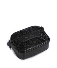 ARMANI EXCHANGE LIZ PEBBLE Kameratasche mit gepr&auml;gtem Logo Schwarz - Damentaschen - 6