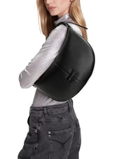 ARMANI EXCHANGE LIZ PEBBLE Mittelgro&szlig;e Hobo-Umh&auml;ngetasche Schwarz - Damentaschen - 5