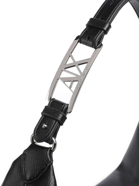 LIZ PEBBLE Gro&szlig;e Hobo-Umh&auml;ngetasche Schwarz - Damentaschen