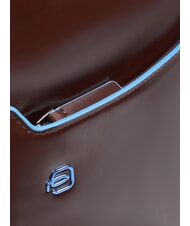 PIQUADRO BLUE SQUARE 14" Laptop-Rucksack aus Leder MAHAGONI - PC-Rucks&auml;cke - 5