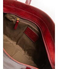 THE BRIDGE MADDALENA Umh&auml;ngetasche aus Leder Chianti / Bordeaux / Gold - Damentaschen - 5