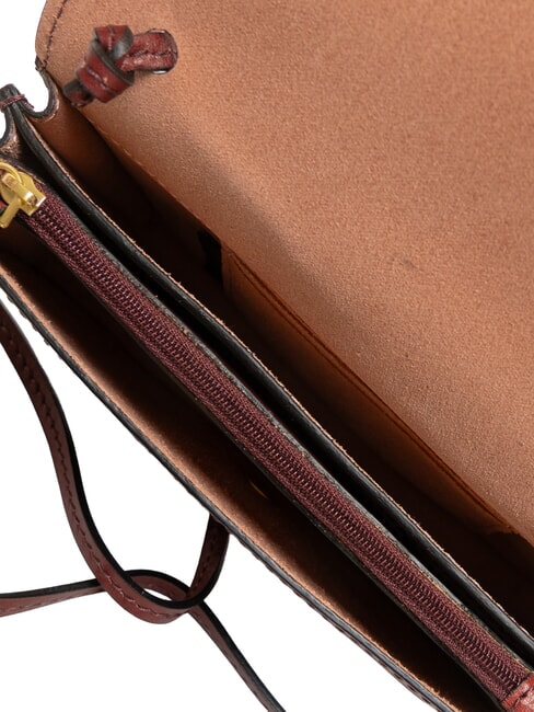 RUSTICI Umh&auml;ngetasche aus Leder muss abk. Gold - Damentaschen