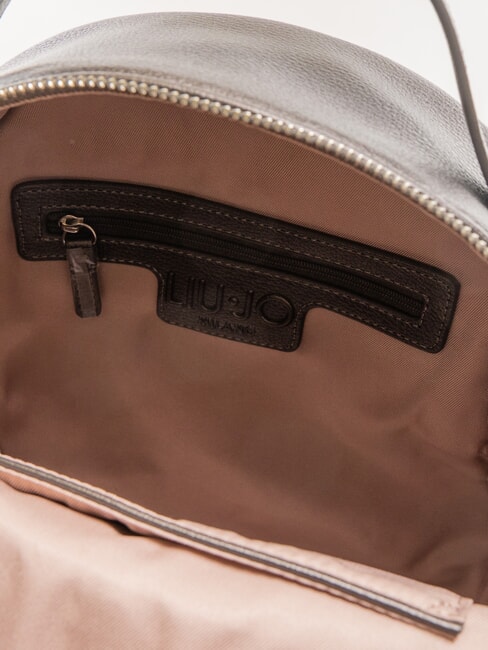 MANHATTAN Mittelgro&szlig;er Rucksack mit gepr&auml;gtem Logo Anthrazit met. - Damentaschen