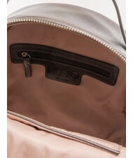 LIUJO MANHATTAN Mittelgro&szlig;er Rucksack mit gepr&auml;gtem Logo Anthrazit met. - Damentaschen - 5