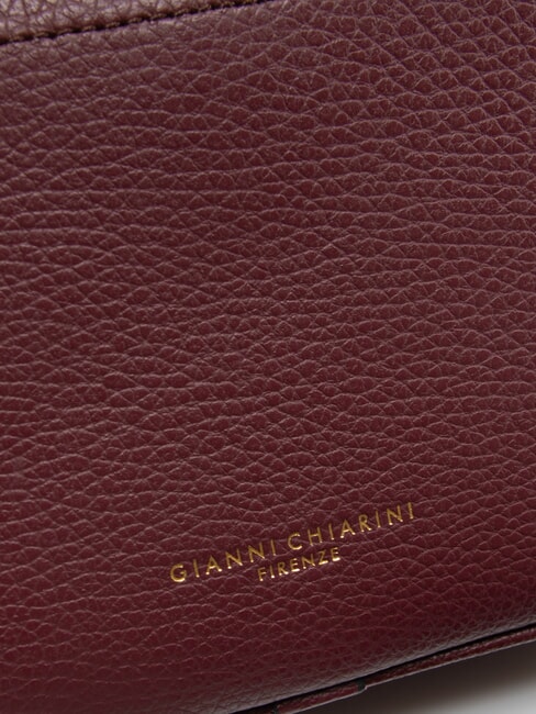 NINA Kameratasche aus Leder Weinbeere - Damentaschen