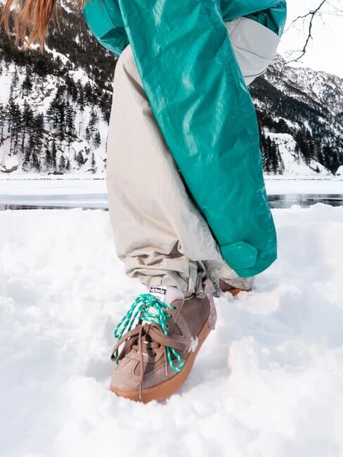 BERLIN Sneaker mit karamellfarbener Sohle Vision - Damenschuhe