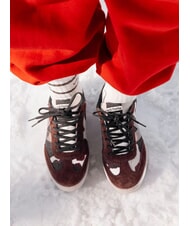 VICTORIA BERLIN Radsport-Sneaker mit Animal-Print Wei&szlig; - Damenschuhe - 6