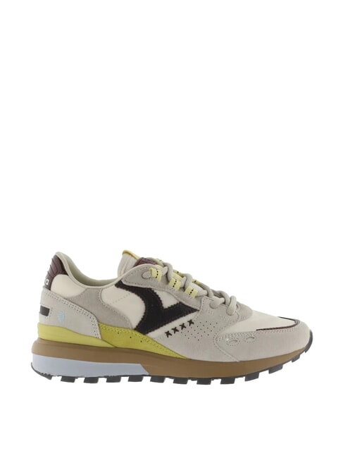 LUNA Laufsneaker mit gezackter Sohle Beige - Damenschuhe