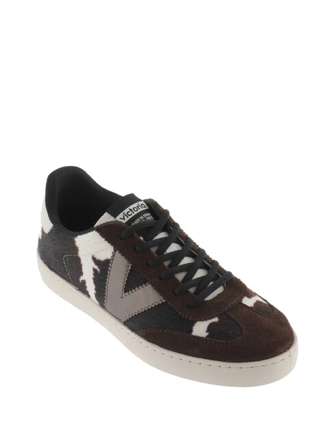 BERLIN Radsport-Sneaker mit Animal-Print Wei&szlig; - Damenschuhe