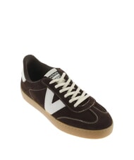 VICTORIA BERLIN Cyclist-Sneaker aus Spaltleder Schokolade - Damenschuhe - 3