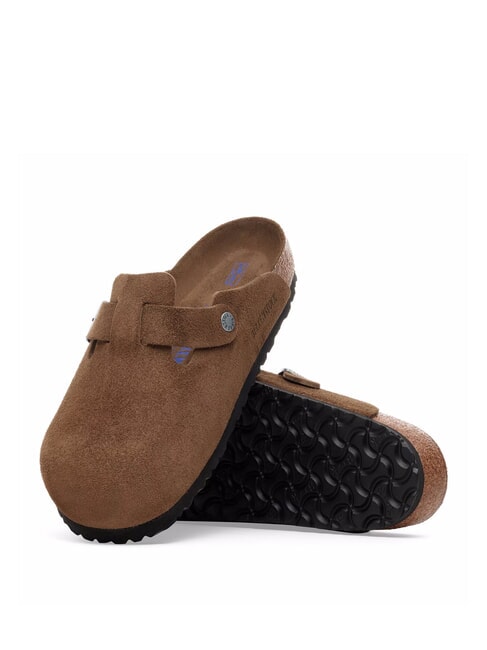 BOSTON Slipper aus Wildleder dunkler Tee - Schuhe Unisex