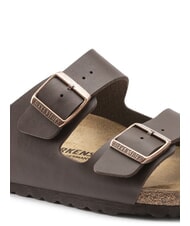 BIRKENSTOCK ARIZONA BIRKO FLOR Slipper-Sandale mit zwei Schnallen dunkelbraun - Schuhe Unisex - 4