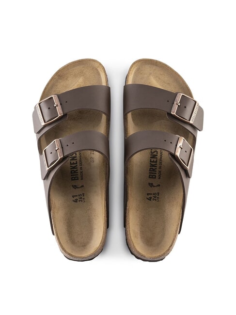 ARIZONA BIRKO FLOR Slipper-Sandale mit zwei Schnallen dunkelbraun - Schuhe Unisex