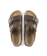 BIRKENSTOCK ARIZONA BIRKO FLOR Slipper-Sandale mit zwei Schnallen dunkelbraun - Schuhe Unisex - 5