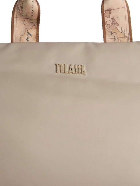 PUFFY NYLON Tragetasche mit Schultergurt greige - Damentaschen