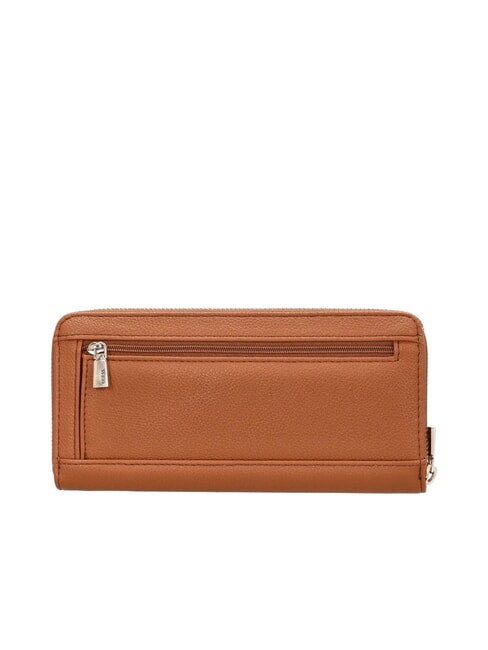 LAUREL 2 Gro&szlig;e Geldb&ouml;rse mit Rundum-Rei&szlig;verschluss und Handgelenksschlaufe COGNAC - Brieftaschen Damen