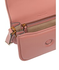 PINKO LOVE BOX Mini-Tasche aus Nappaleder mit &Uuml;berschlag Aragonbraun-Antikgold - Damentaschen - 3