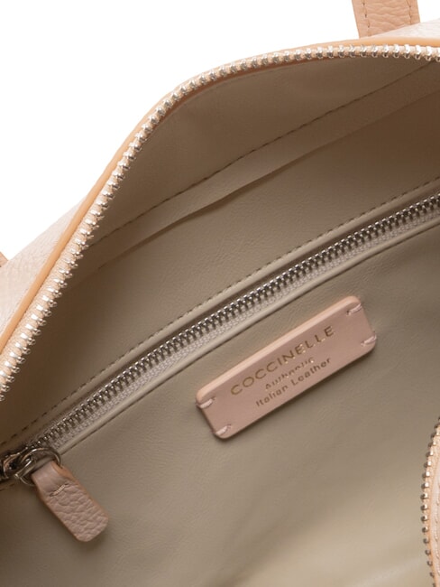 SWAP Umh&auml;ngetasche aus Leder mit Schultergurt Rosetten - Damentaschen