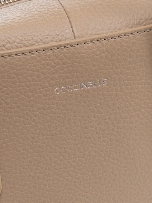 SWAP Umh&auml;ngetasche aus Leder mit Schultergurt warmes Taupe - Damentaschen