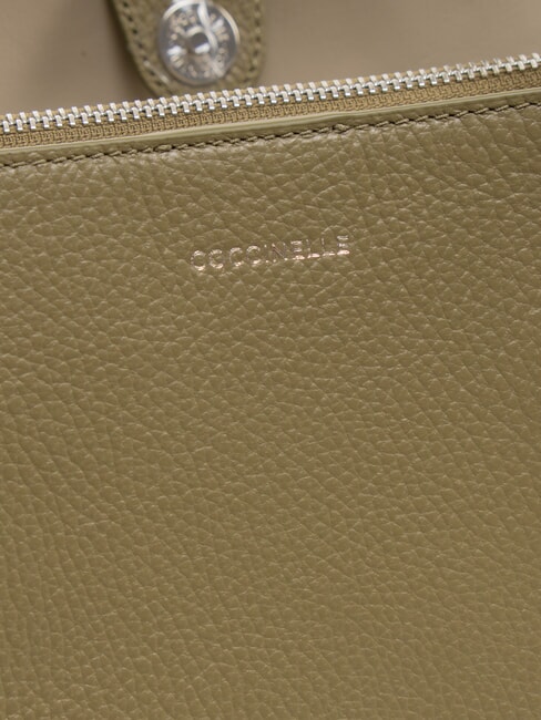 SWAP Ledertasche mit Schultergurt Lorbeergr&uuml;n - Damentaschen