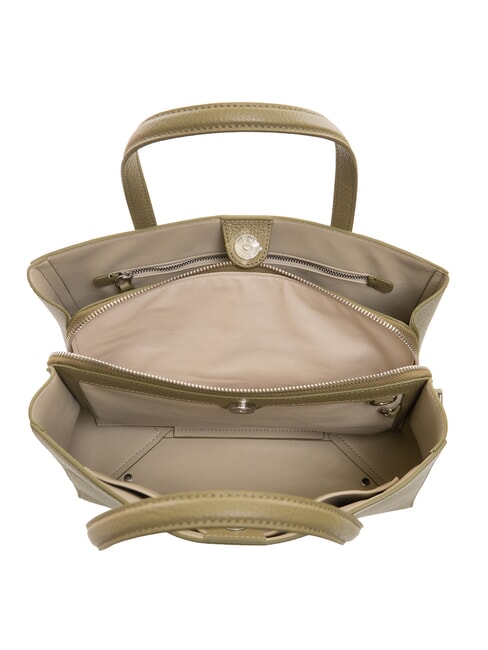 SWAP Ledertasche mit Schultergurt Lorbeergr&uuml;n - Damentaschen