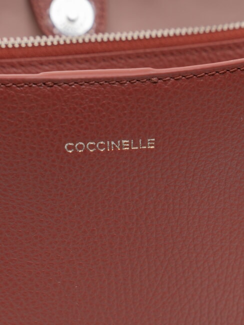 SWAP Ledertasche mit Schultergurt Brandy - Damentaschen