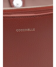 COCCINELLE SWAP Ledertasche mit Schultergurt Brandy - Damentaschen - 5