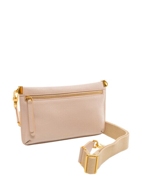 HYLE Kleine flache Umh&auml;ngetasche aus Leder Rosetten - Damentaschen