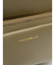 COCCINELLE JEN Runder Lederrucksack mit Tasche Lorbeergr&uuml;n - Damentaschen - 5