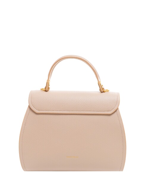 MARVIN Lederhandtasche mit Schultergurt Rosetten - Damentaschen