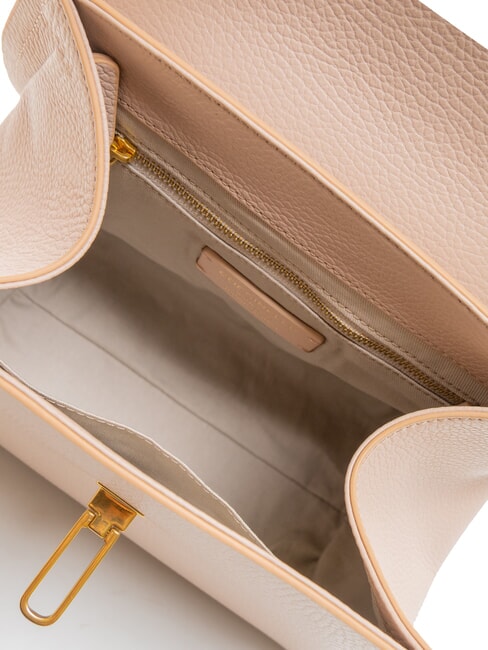 MARVIN Lederhandtasche mit Schultergurt Rosetten - Damentaschen