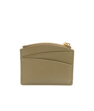 COCCINELLE ROUNDED PRINTED Kleines Kartenetui aus Leder mit Rei&szlig;verschluss - Brieftaschen Damen