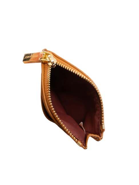 ROUNDED PRINTED Kleines Kartenetui aus Leder mit Rei&szlig;verschluss CUIR - Brieftaschen Damen