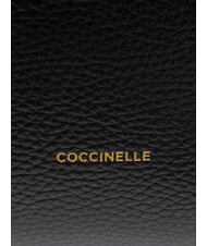 COCCINELLE KLICHE Lederhandtasche mit Schultergurt Schwarz - Damentaschen - 5