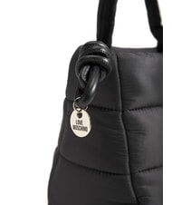 LOVE MOSCHINO AIR WAVE Gepolsterte Einkaufstasche Schwarz - Damentaschen - 3