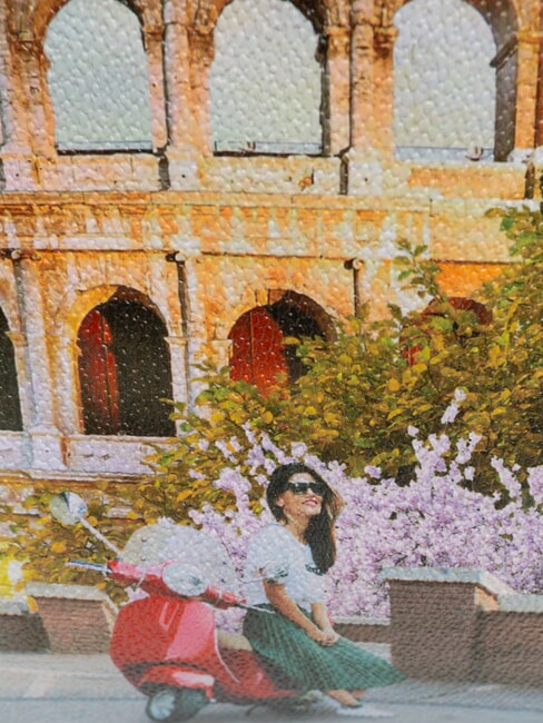 YESBAG  Gro&szlig;e Umh&auml;ngetasche Italienische Liebe - Damentaschen