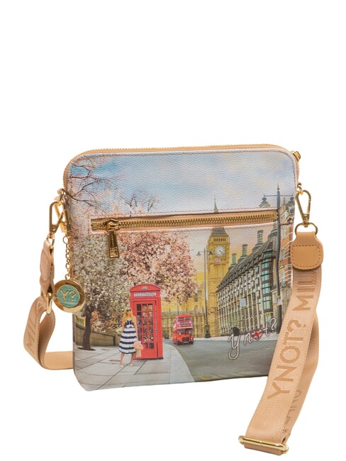 YESBAG Flache Umh&auml;ngetasche Englische Rose - Damentaschen