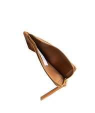 TIMBERLAND BASIC Gro&szlig;es Kartenetui aus Leder mit Rei&szlig;verschluss Cognac - Brieftaschen Herren - 3