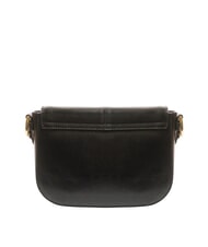 THE BRIDGE FAENTINA Gro&szlig;e Umh&auml;ngetasche aus Leder Schwarzes Gold - Damentaschen - 4