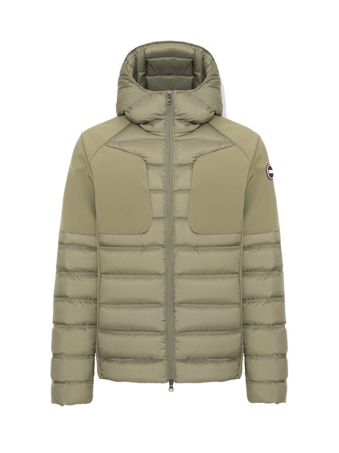 NEW WARRIOR Daunenjacke mit Kapuze schlammig - Daunenjacken f&uuml;r Herren