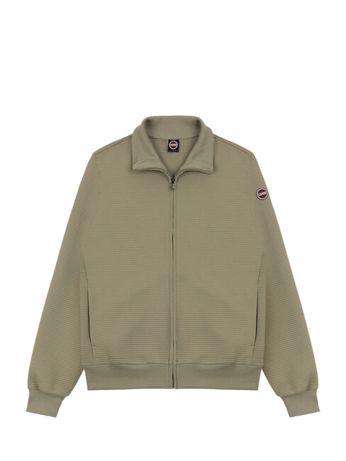 MAINSTREAM Sweatshirt mit durchgehendem Rei&szlig;verschluss schlammig - Sweatshirts Herren