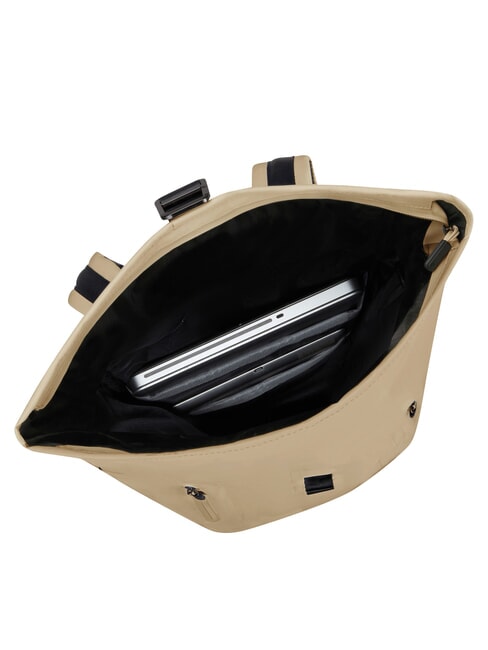 COATIFY BIZ Rolltop-Rucksack f&uuml;r 15,6-Zoll-Laptop Sand - PC-Rucks&auml;cke