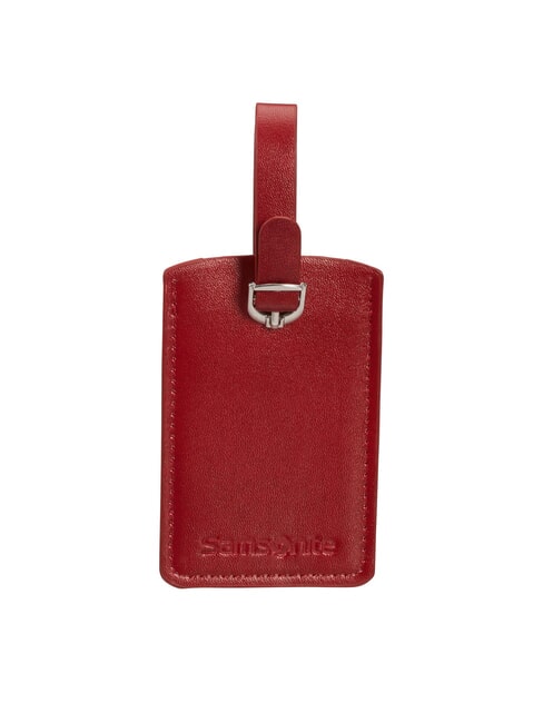  GLOBAL TRAVEL 2 Namensschilder ROT - Reisezubeh&ouml;r